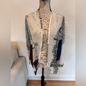 Save the Queen sheer jacket cardigan